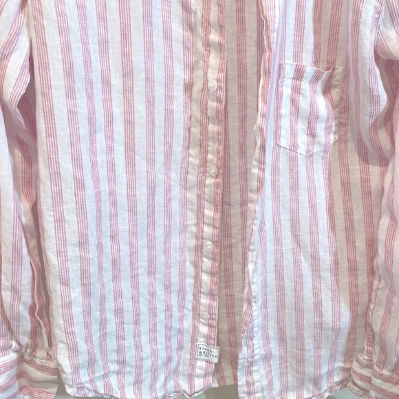 Frank & Eileen Barry Button Up Shirt Pink size small - Picture 7 of 8